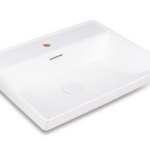 Lavamanos vessel con plataforma para grifería