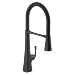 Grifería semiprofesional con rociador de tres funciones