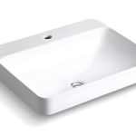 Lavamanos tipo vasija rectangular de 23"