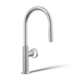 Grifería sin contacto, con manguera extraíble y rociador de dos funciones