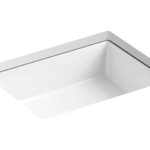 Lavamanos rectangular empotrado