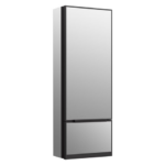 Gabinete de baño con espejo y marco de 12" x 32"