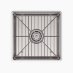 Fregadero bajo encimera para bar de un pozo 15"