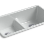 Fregadero de doble pozo de 33"