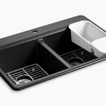 Fregadero de doble pozo