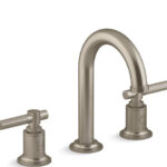 Grifería alta arqueada para lavamanos