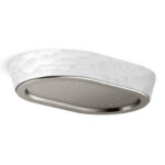 Rociador tipo lluvia con banda White Argile™