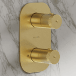 Trim de acabado termostático con doble control para la salida de agua
